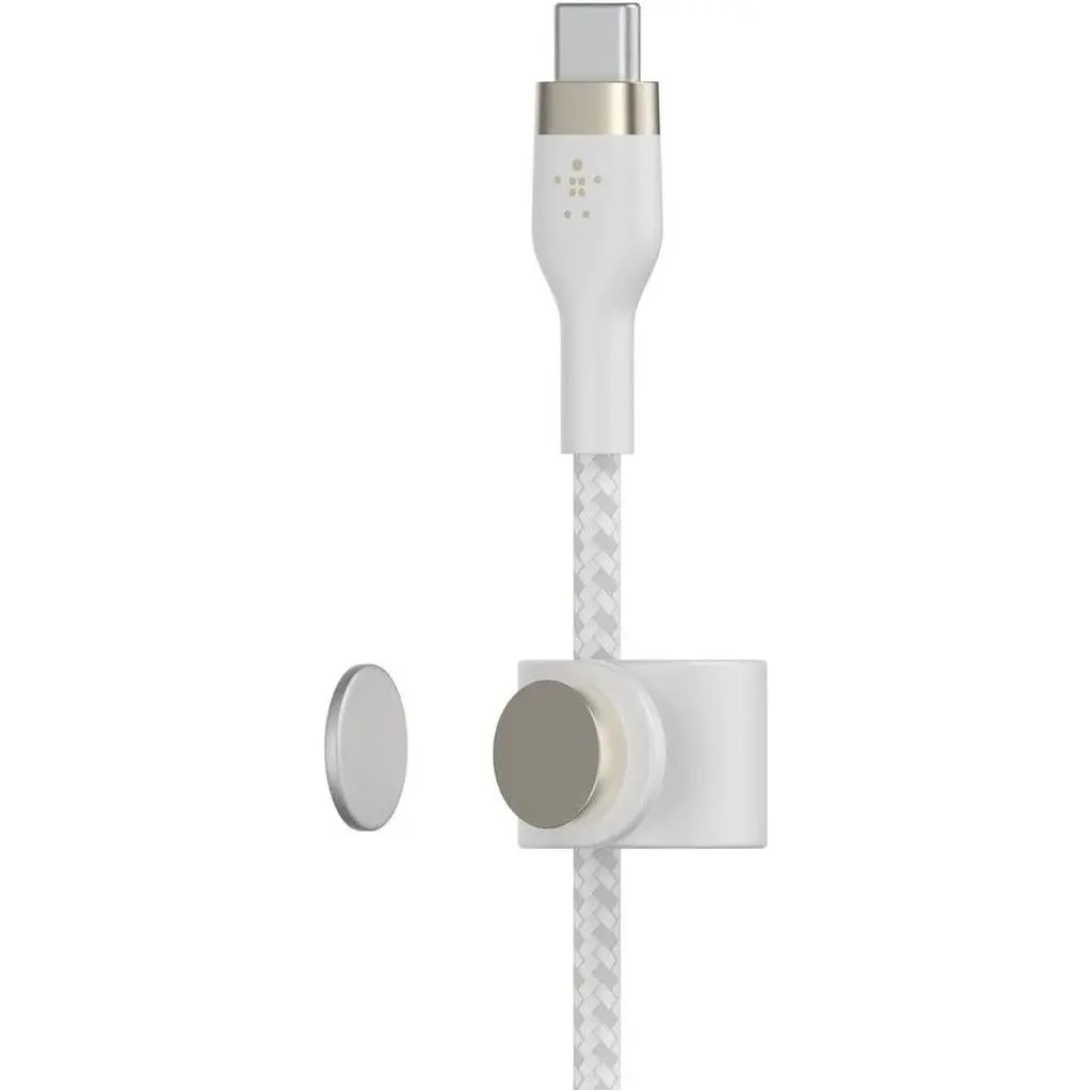 Кабель Belkin Boost Up Charge Pro Flex USB-C to Lightning 1m White (CAA011BT1MWH) [158813] - фото 3