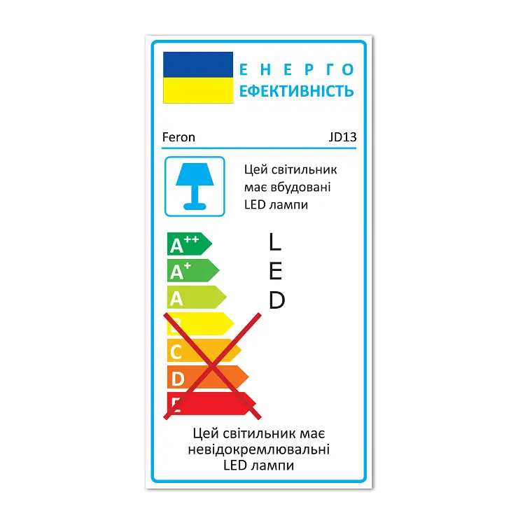 Светильник для подсветки лестницы Feron JD13 1Вт 2700K белый - фото 3