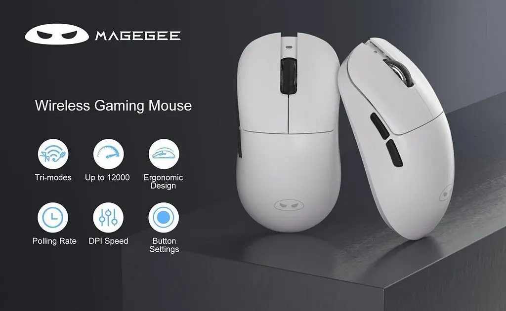 Миша MageGee Scout Wireless (6971969722583) White (G-000004400) - фото 5