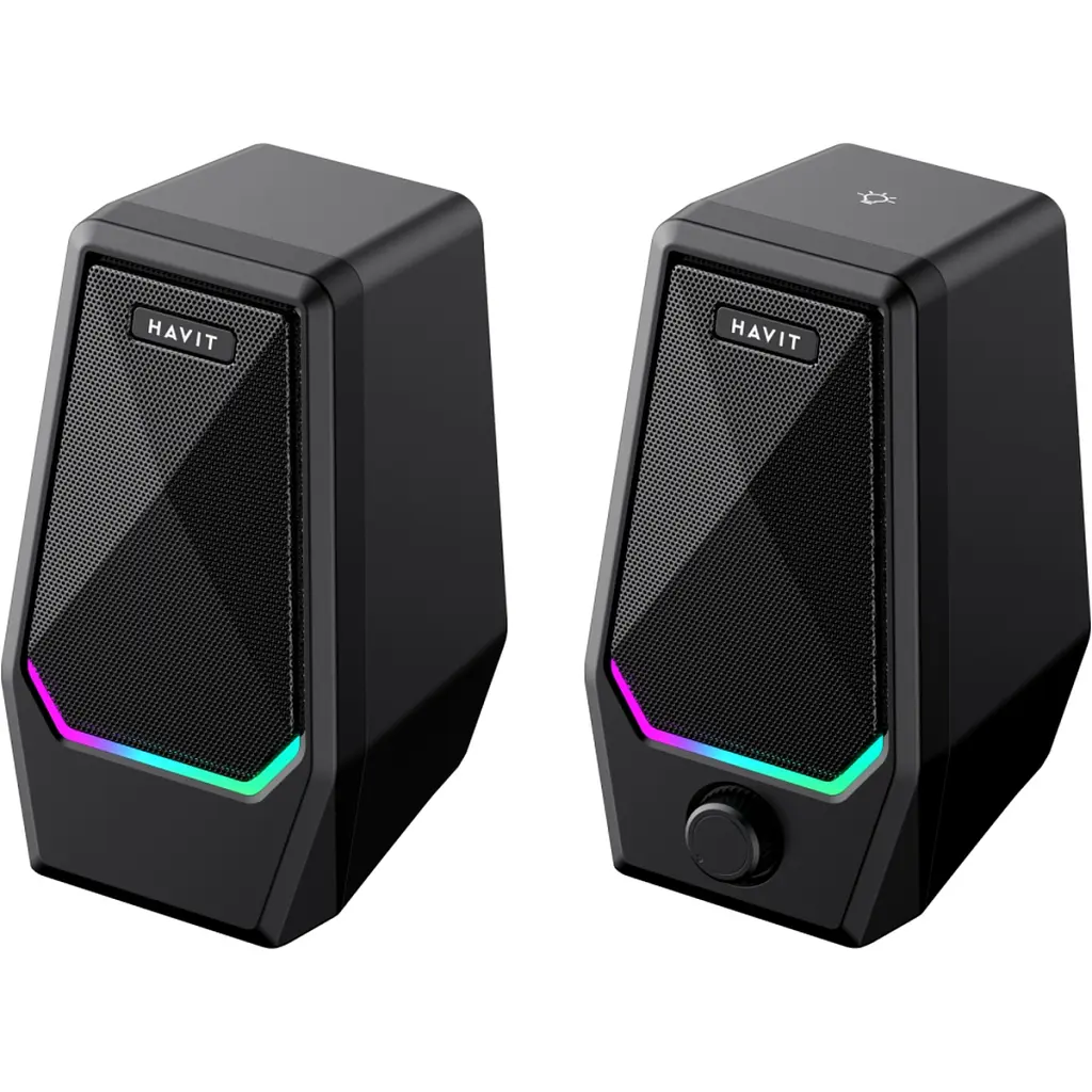 Акустична система Havit SK768 USB RGB Black (6939119042585) - фото 3