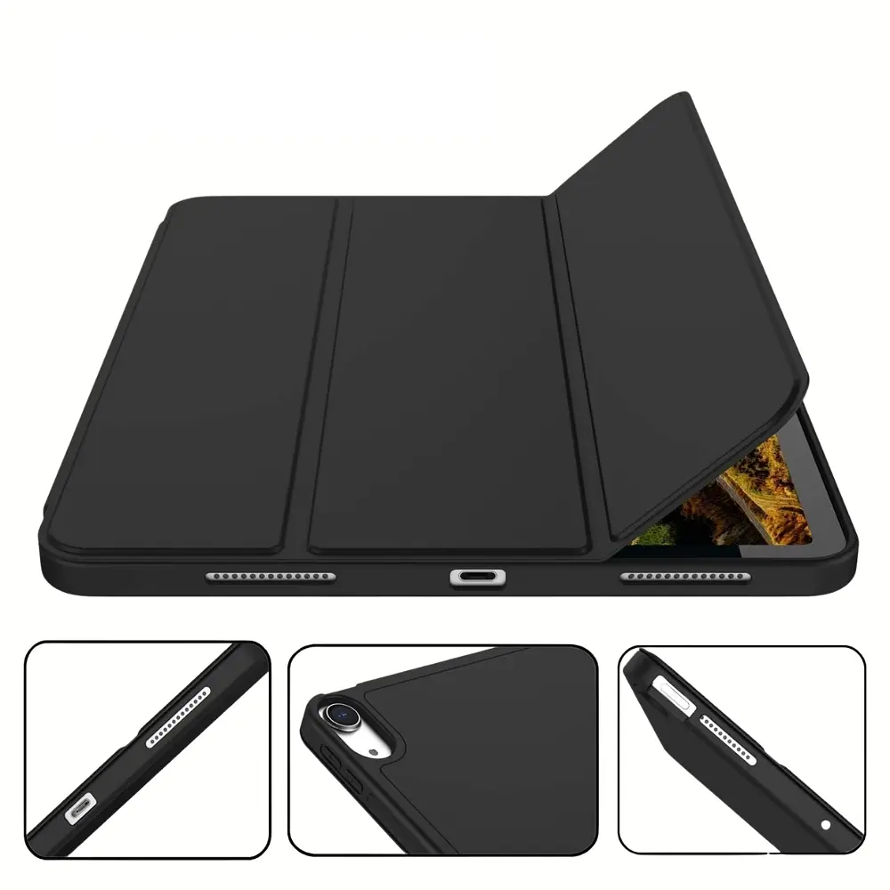 Чохол BeCover Tri Fold Soft TPU з кріпленням Apple Pencil для Apple iPad Air 11" M4 2026 Black (715229) - фото 3