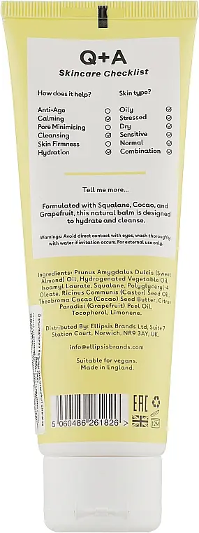 Очищающий бальзам для лица Q+A Grapefruit Cleanser 125 мл - фото 2