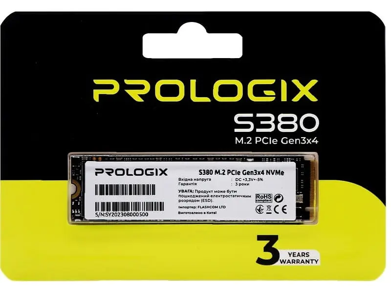 SSD-накопичувач PrologiX S380 512 GB (PRO512GS380) - фото 4