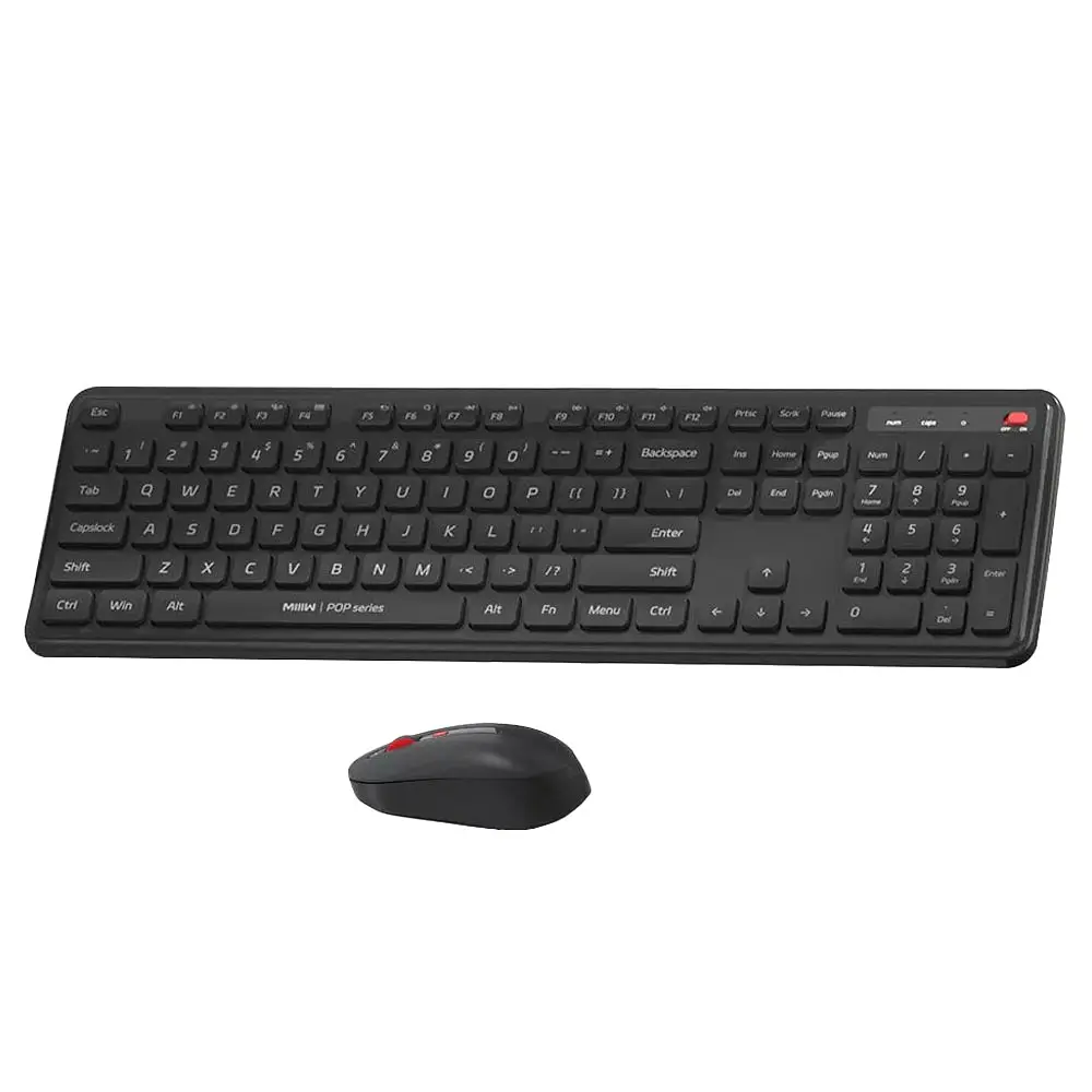 Бездротова клавіатура та миша Xiaomi MiiiW POP Combo Gen 3 (MW24PB03) Black - фото 2