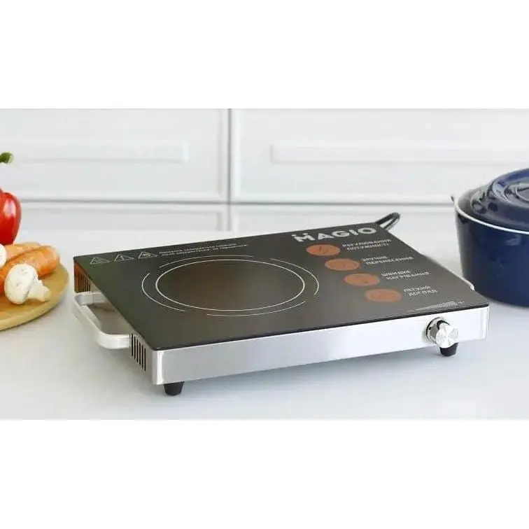 Плита одноконфоркова Magio MG-442 настільна індукційна з автовідключенням 1500 Вт - фото 3