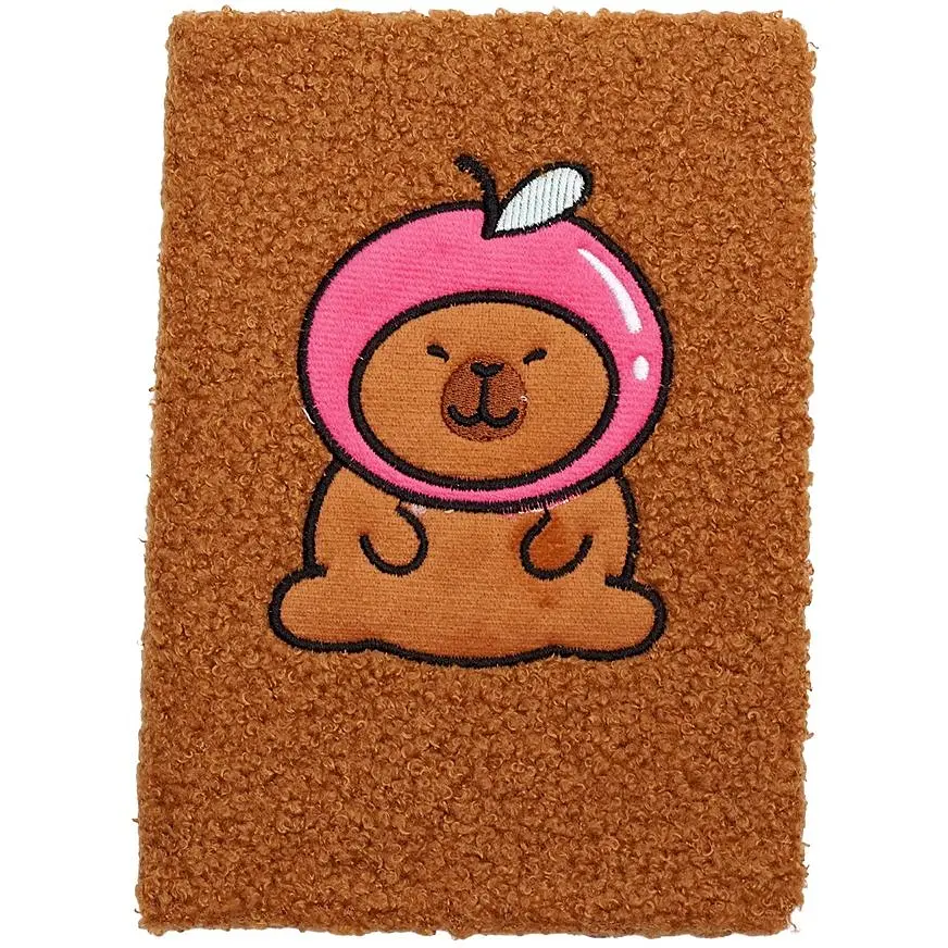 Блокнот А5 ZiBi Capybara 10 Kids Line плюшевый клетка 80 листов (ZB.700024) - фото 3