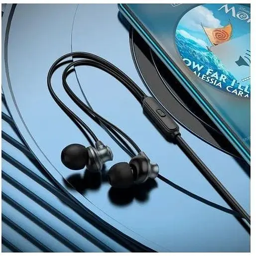 Навушники Hoco Delighted metal universal earphones with microphone M98 чорні - фото 5