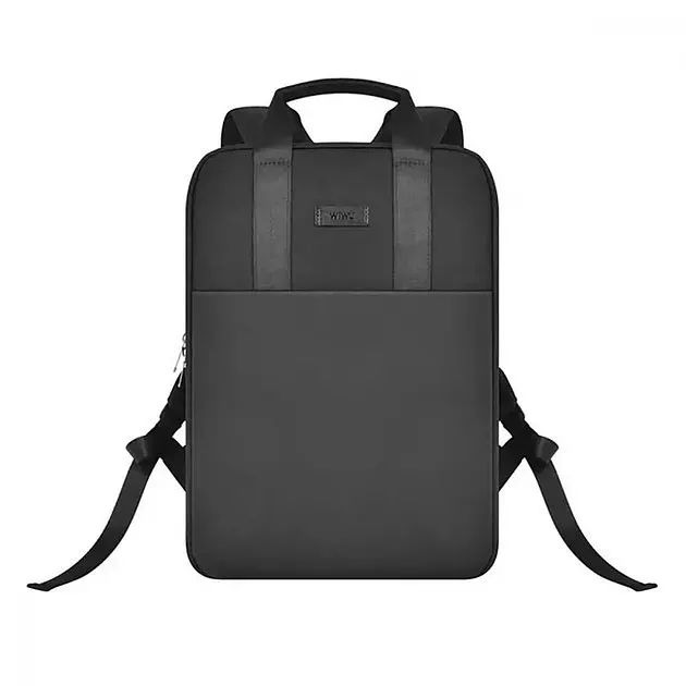 Рюкзак для ноутбука Wiwu Minimalist Backpack 15.6" чорний - фото 4
