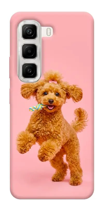 TPU чохол Demsky Happy poodle для Infinix Hot 50 4G