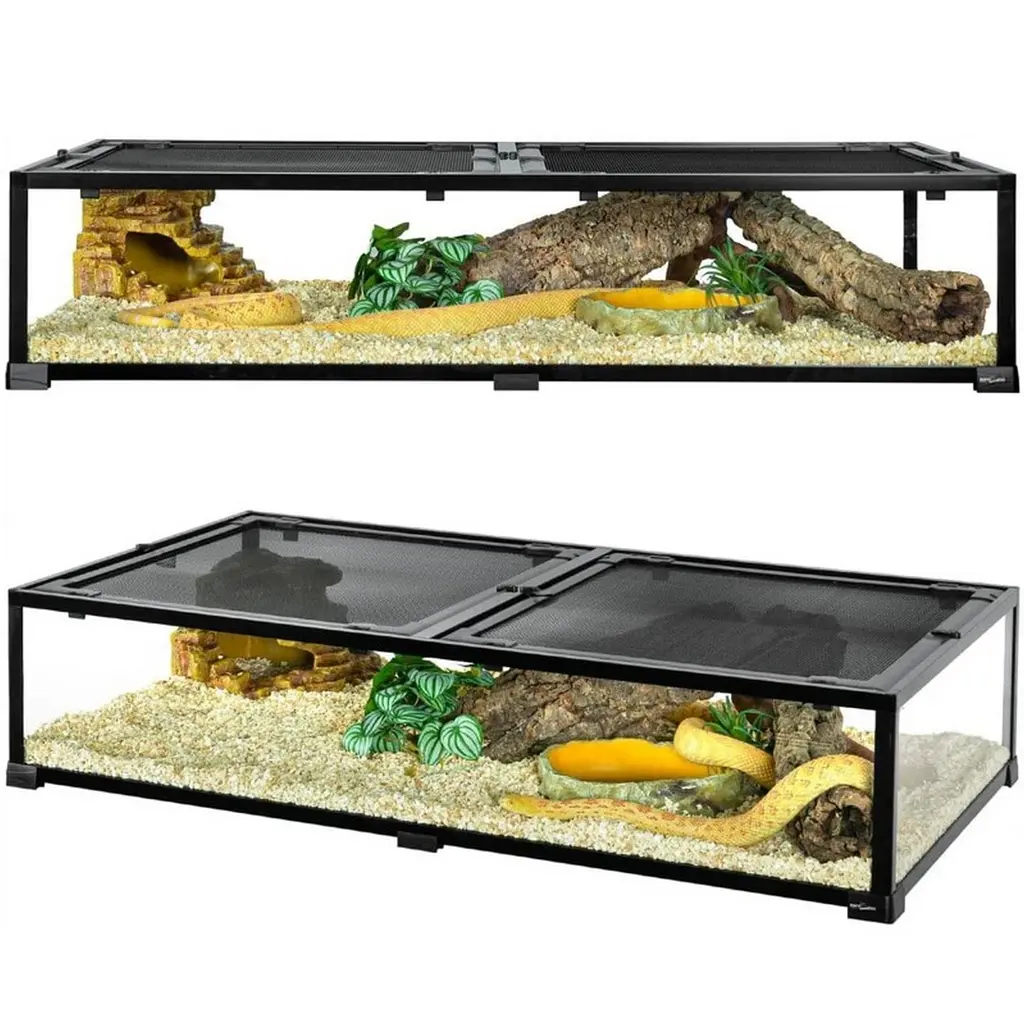 Тераріум Repti-Zoo Super Vision 360 120x45x30 см (RKE1204530) - скляний тераріум для рептилій та амфібій - фото 3