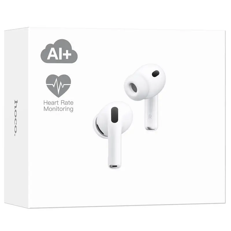 Беспроводные TWS наушники Hoco EW98 ANC Intelligent AI translation (App) White - фото 2
