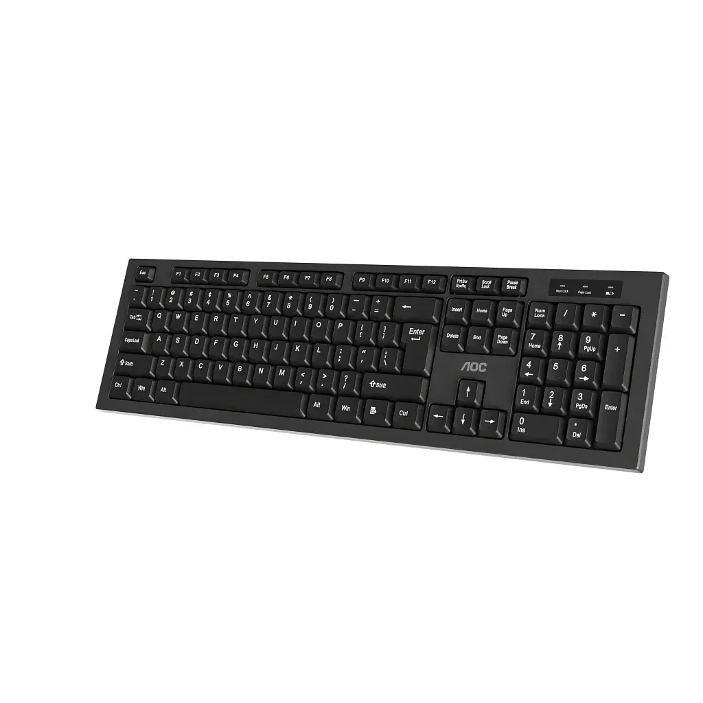 Комплект AOC KM210B Wireless UA Black (KM210B/97) - фото 8