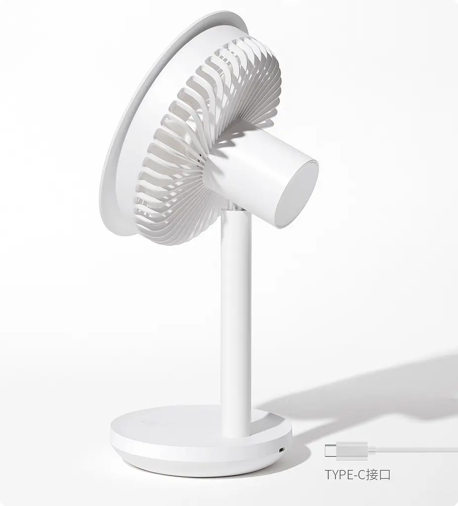 Портативний вентилятор Xiaomi SOLOVE Stand Fan F5 White - фото 2