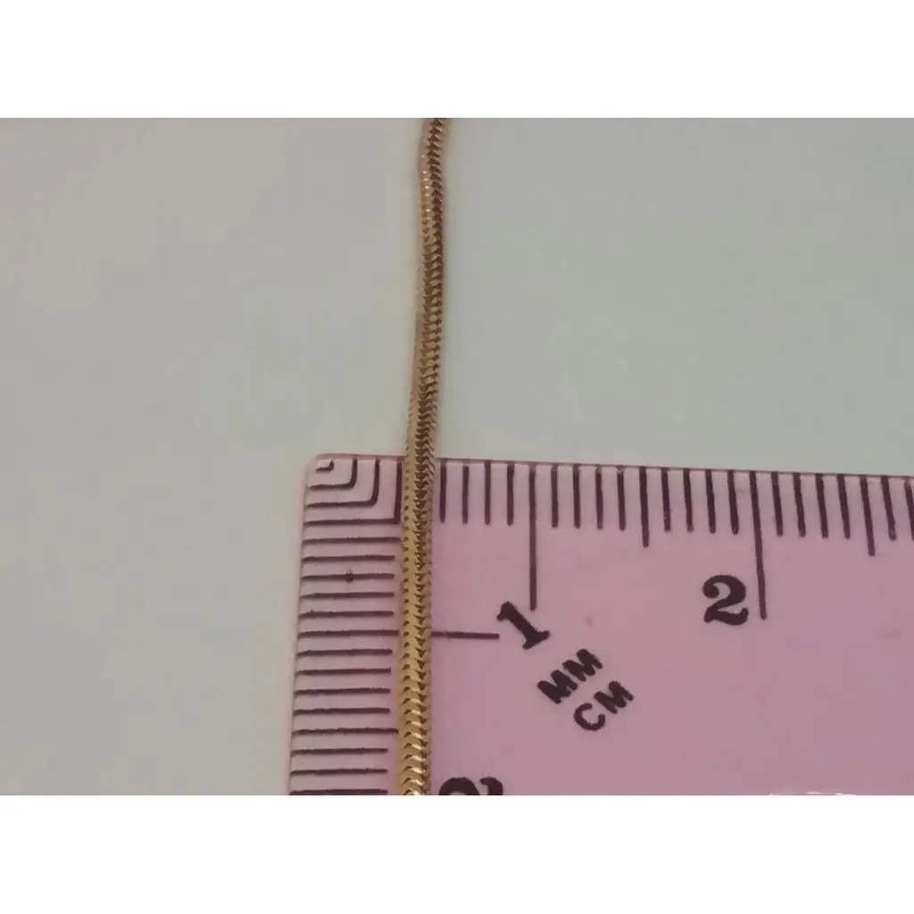 Золотая цепочка Столичная Ювелирная Фабрика (Снейк). 304204 50 - фото 4