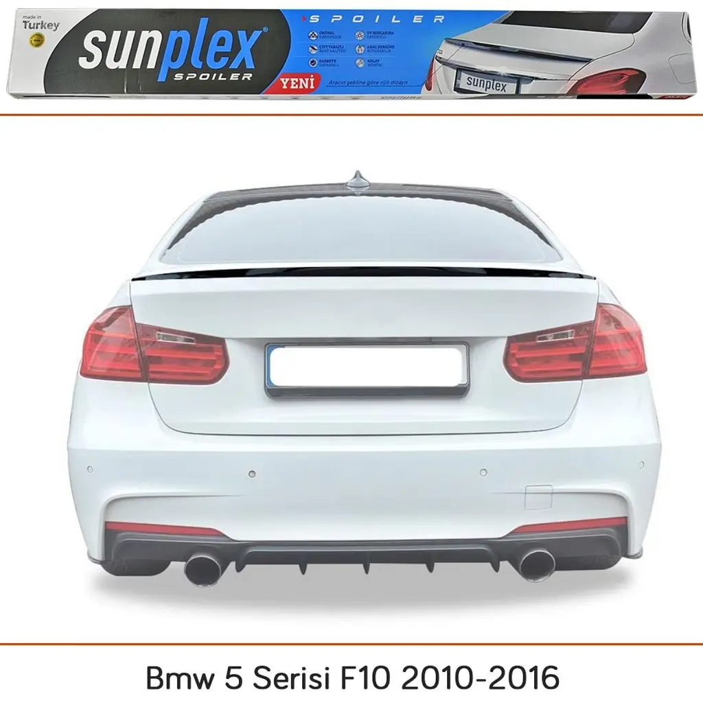 Спойлер багажника Лип Bmw 5 F10 2010-2016 SunPlex (SPO-2002102) - фото 3
