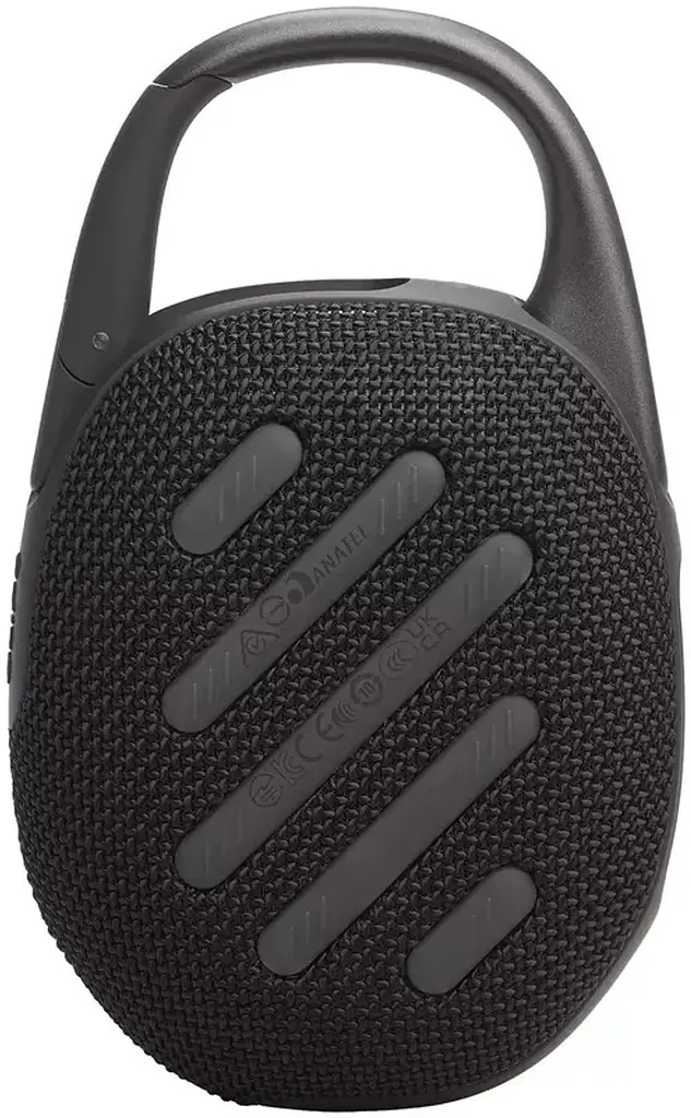 Портативная акустика JBL Clip 5 с клипсой беспроводная черная (JBLCLIP5BLK) - фото 3