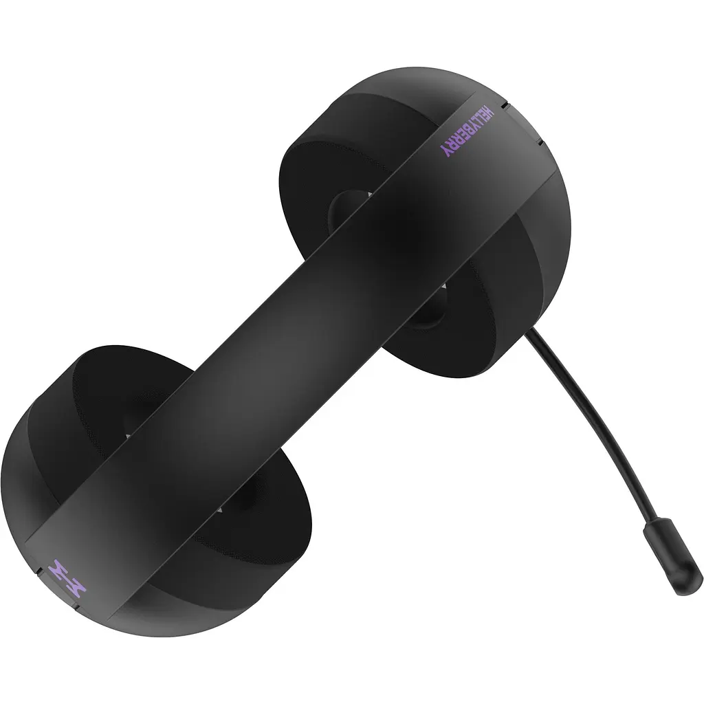 Игровые наушники Hator Hellyberry HH30 Pro Wireless Black/Violet (HH30_PRO_wireless_BV) [162983] - фото 7