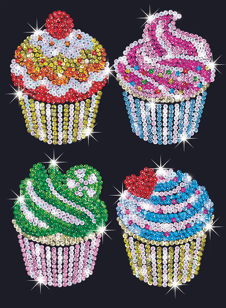 Набір для творчості Blue Кекси 25*34см Sequin Art det0017645 - фото 4