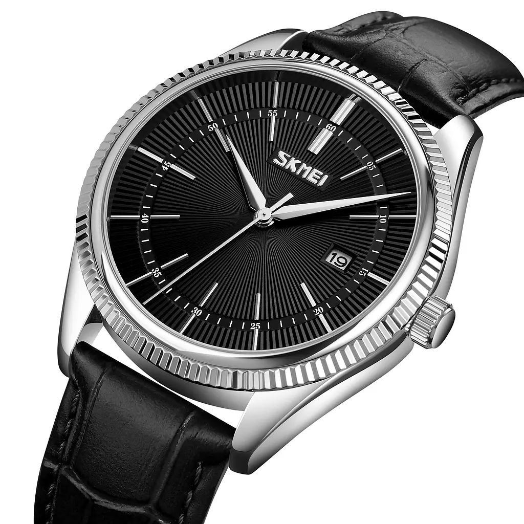 Наручний годинник чоловічий 9298SIBKBK Silver Black-Black Skmei acs0029786 - фото 2