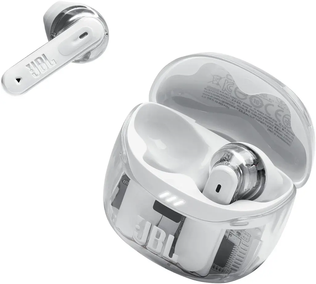 Навушники JBL TWS Tune Flex 2 Ghost White (JBLTFLEX2GWHT) - фото 4