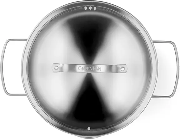 Каструля з кришкою GreenPan Chef's Collection CC007730-001 20 см 3 л срібляста - фото 2