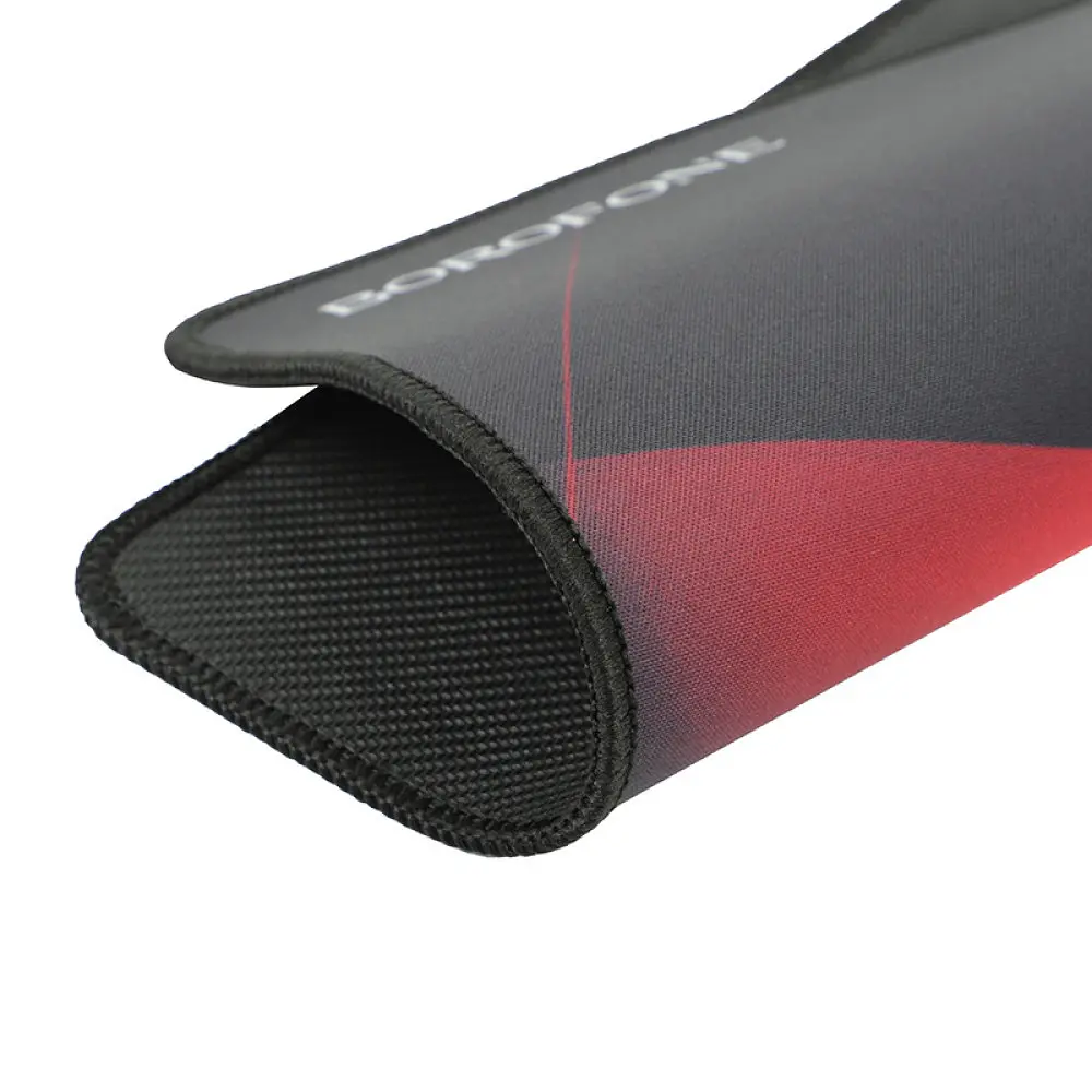 Коврик для мышки Borofone BG8 размер 24x20 см Black Red - фото 3