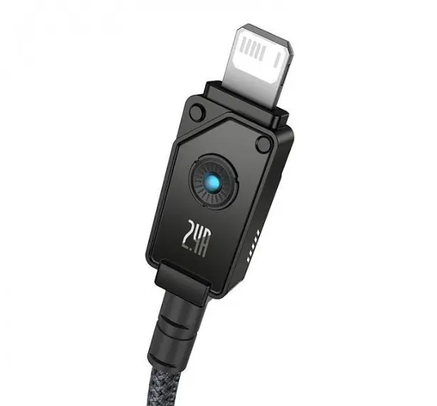 Кабель Baseus Unbreakable Series Fast Charging Cable USB to Lightning 2.4A 2m P10355802111-01 Black - фото 3