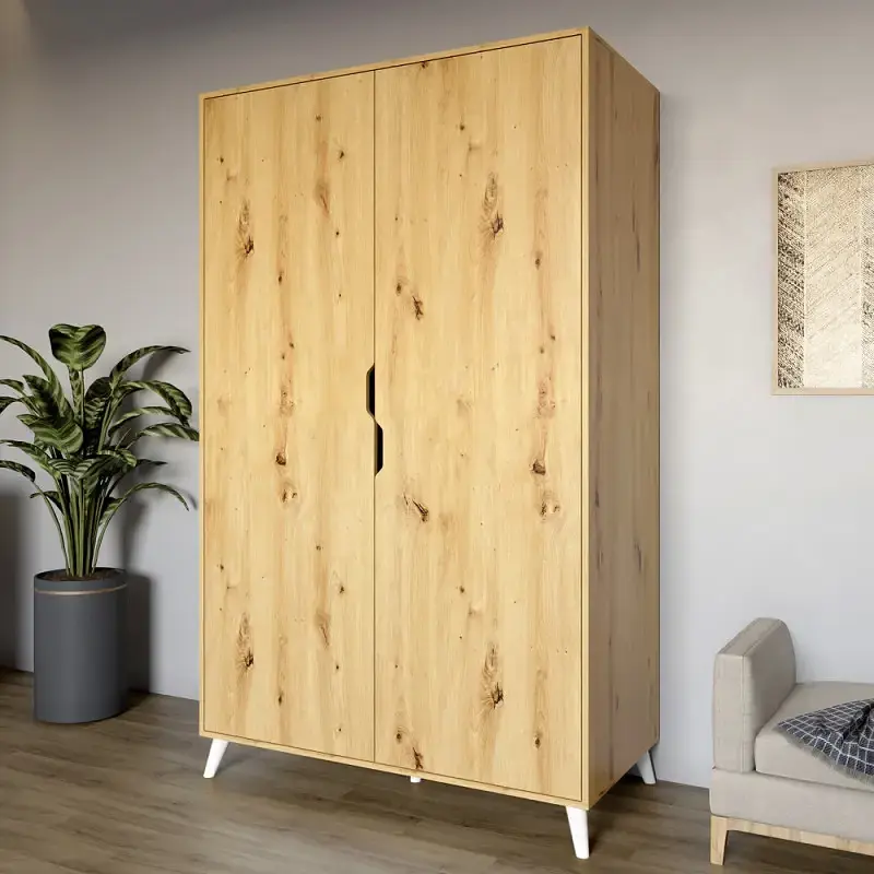 Комплект меблів для вітальні М-ЗОН Борн Дуб Артизан 5 предметів з білими ніжками (MZN-031064) - фото 7