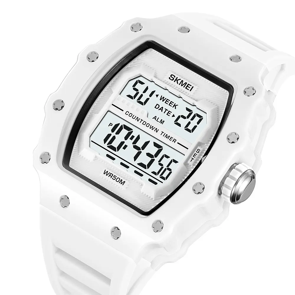 Чоловічий наручний годинник 2296WT White Skmei acs0030041 - фото 3