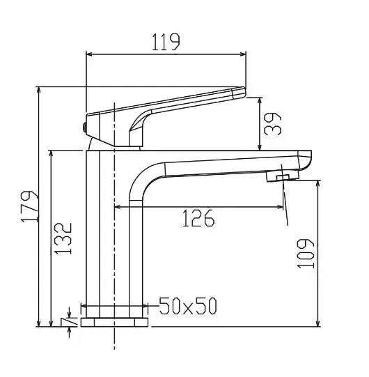 Змішувач для раковини Koer KB-10031-12 (KR5973) - фото 5