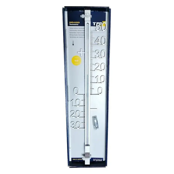 Уличный термометр TFA металл серебристый с креплением 428х100х17 мм (125011) - фото 2