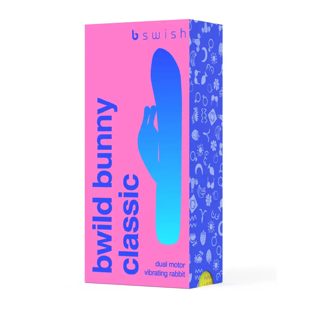 Вібратор-кролик B Swish Bwild Classic Bunny 15.2 см (бірюзовий) - фото 10