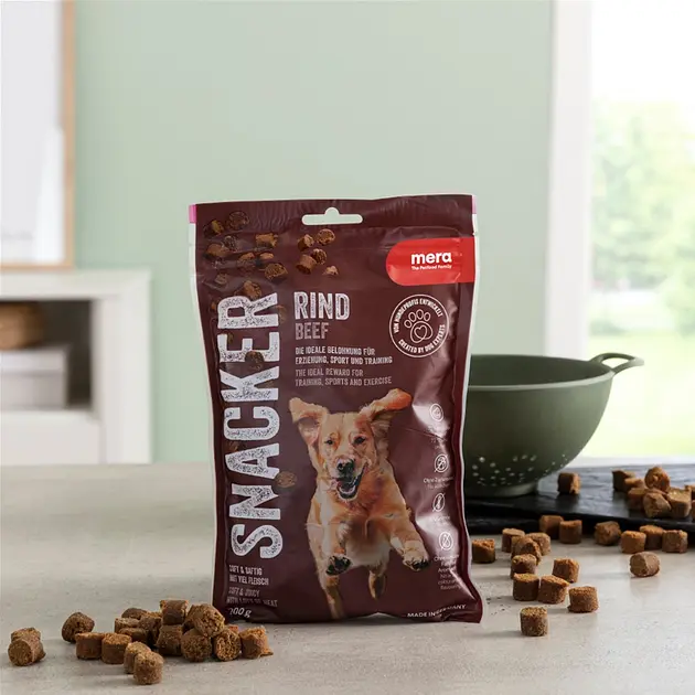 Лакомства для собак Mera Snacker Beef с говядиной 200 г - фото 5