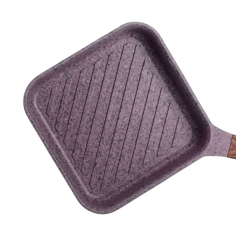 Сковорода-гриль MGC алюмінієва 2,5 л з антипригарним покриттям, фіолетовий MGC HP-4-443M - фото 4