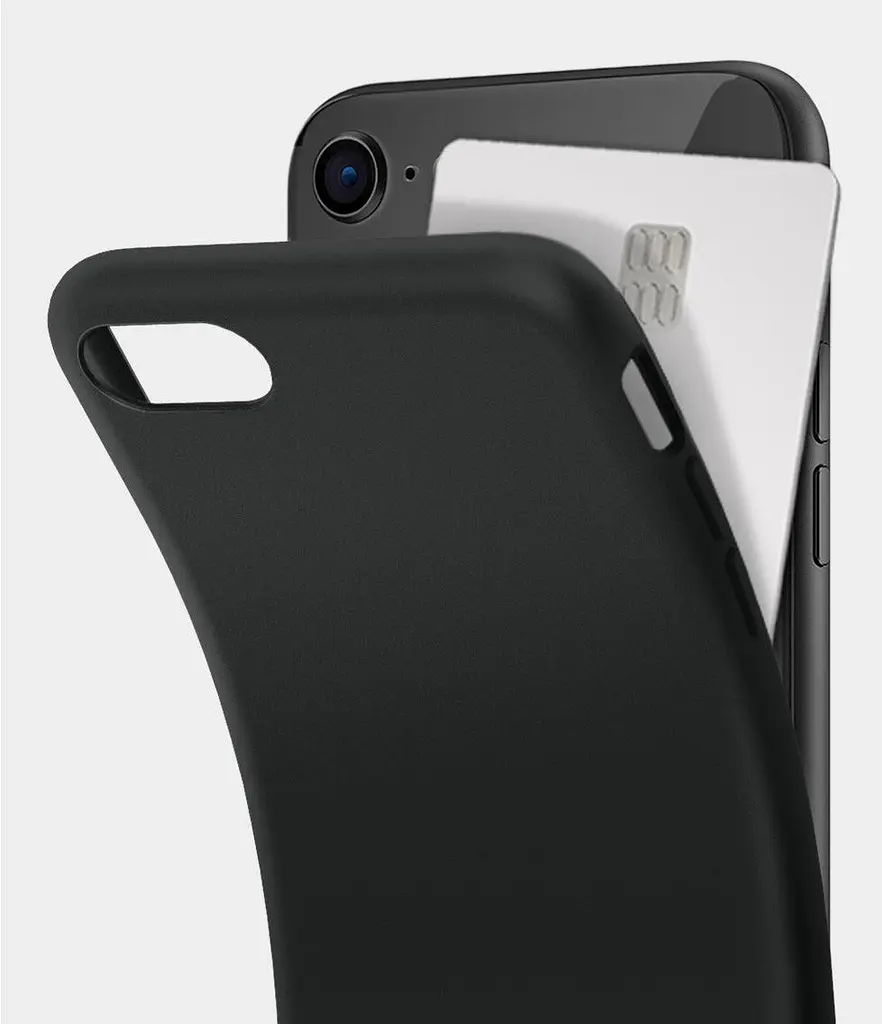 Чохол протиударний Spigen Liquid Crystal 054CS22204 для iPhone 7/8/SE 2/3 2020/2022 (4.7") Black - фото 4