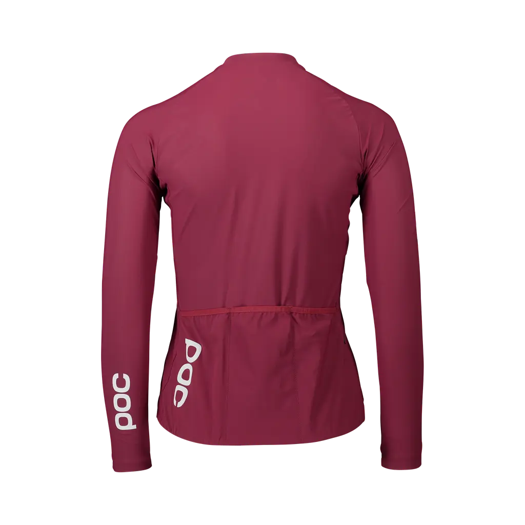 Велоджерсы женские POC Essential Road LS Jersey S Бордовый - фото 4