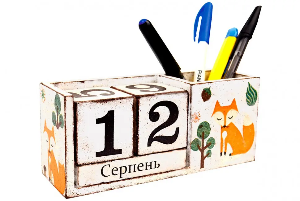 Набор для творчества "Декупаж" (D-001/1) Вечный календарь-подставка - фото 2