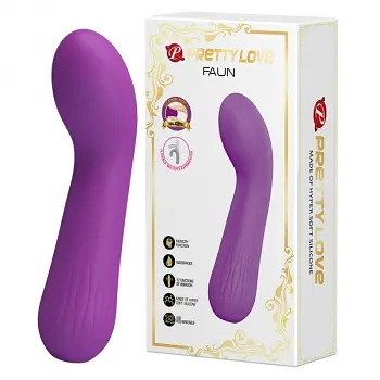 Pretty Love Faun Vibrator Purple - Вибратор для точки G, 15 см (фиолетовый) - фото 6