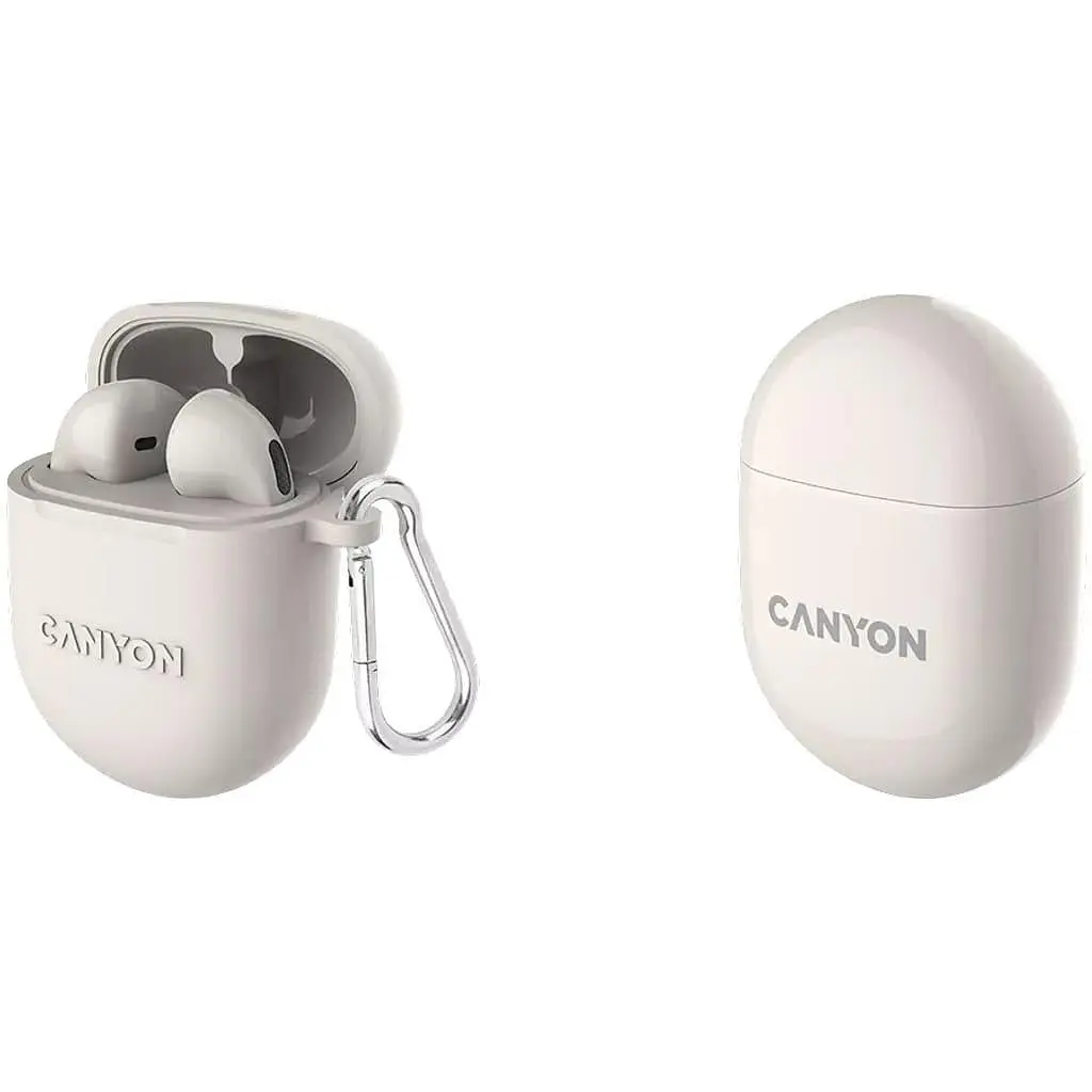 Навушники Canyon TWS headset TWS-6 Beige (CNS-TWS6BE) - фото 5