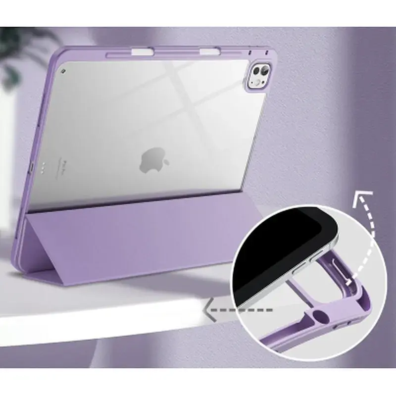 Чохол до планшета BeCover Soft Edge TPU Apple iPad Pro 13" M4 2024 Purple (711719) - фото 2