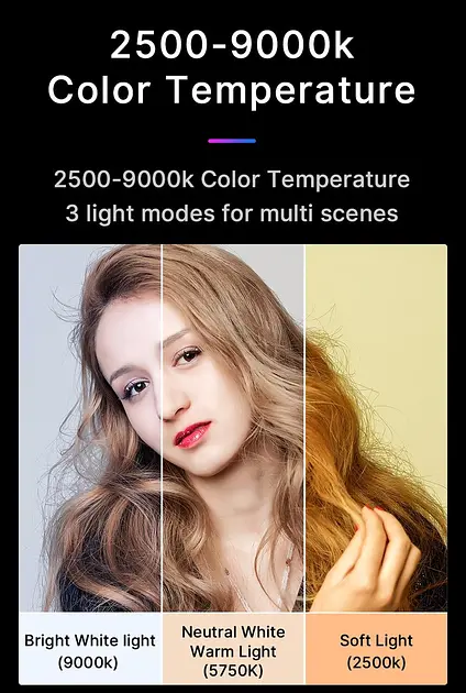 Видеосвет Ulanzi Vijim Rechargeable Xiaomini RGB Light UV-B01001 VL49 RGB Pro Black - фото 4
