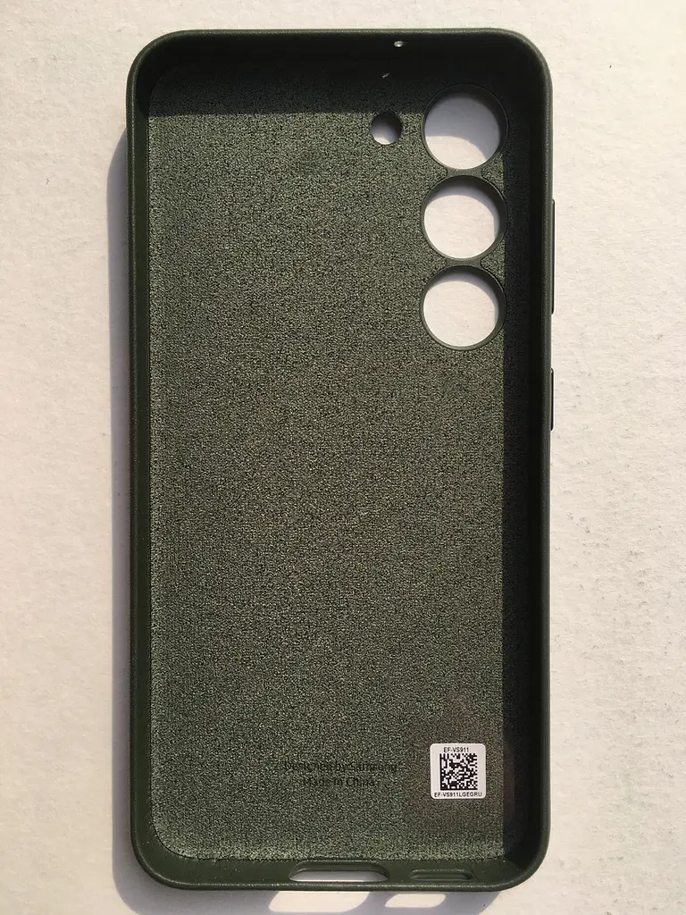 Оригінальний шкіряний чохол для Samsung Galaxy S23 (6.1") Leather Cover Case EF-VS911LGEGRU Green - фото 9