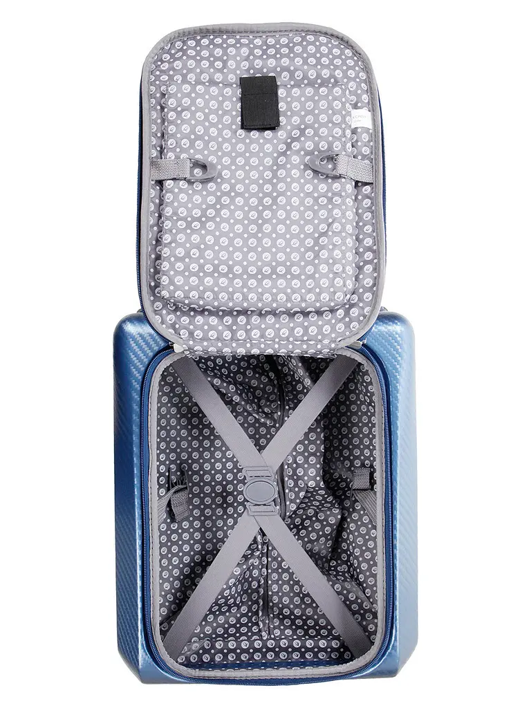 Валіза Airtex 7354 малий (S) ручна поклажа на 2 колесах 45х34х22 см Блакитний - фото 9