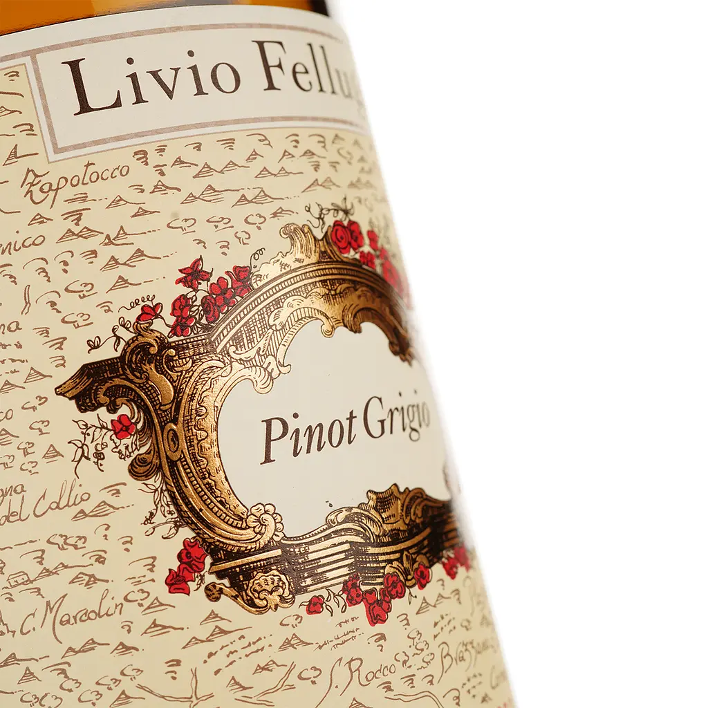 Вино Livio Felluga Pinot Grigio 2022 белое сухое 0.75 л - фото 3
