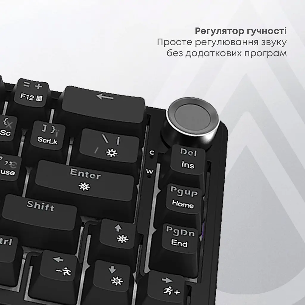Клавіатура Ajazz AK690 Peach Mist Switch чорна (AK690-PM-B) [175704] - фото 7