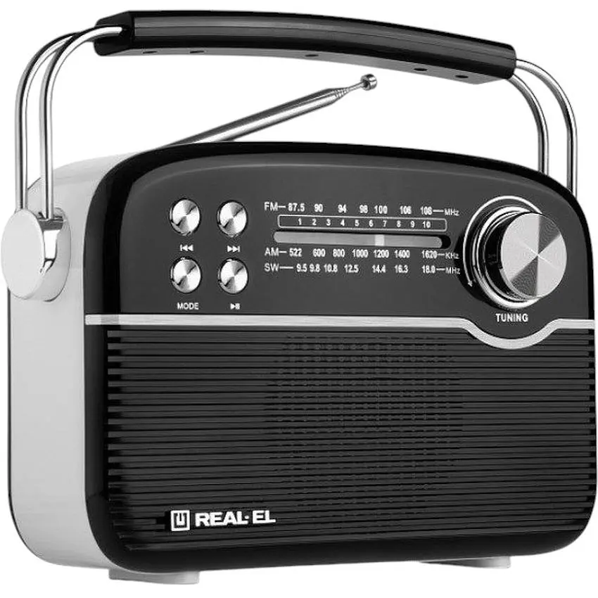 Радиоприемник портативный REAL-EL X545 Black - фото 2