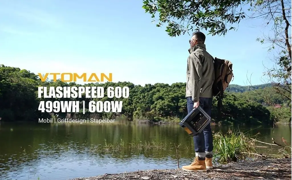 Зарядна станція Vtoman FlashSpeed 600 / 600 Вт / 499 Вт/ч / LiFePO4 (FlashSpeed 600) - фото 3