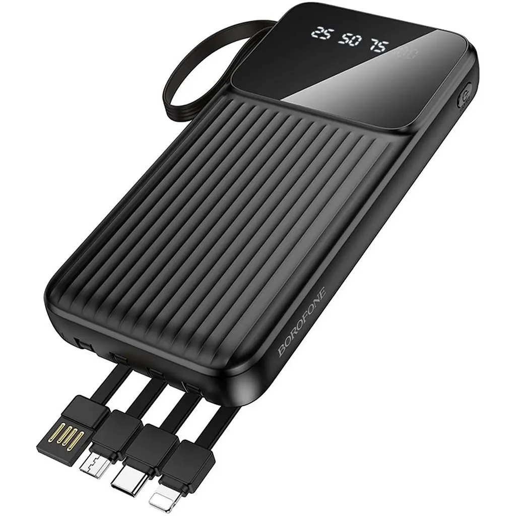 Зовнішній акумулятор Borofone BJ76 10000mAh 10W Black [161215] - фото 4