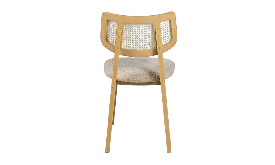Стілець Пепе Cane з масиву дерева та ротангу дуб - фото 4