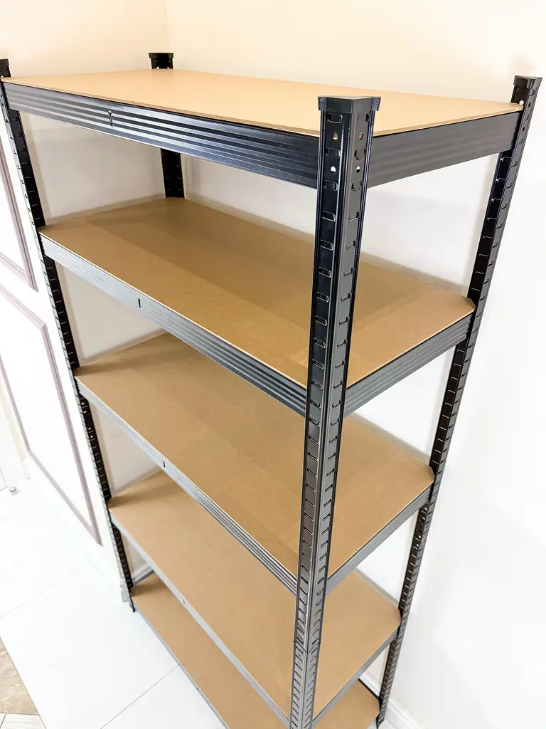 Стелаж 4P StrongShelf 180X90X40см чорний навантаження 175кг/полицю - фото 9